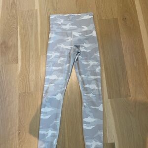 white camo leggings
